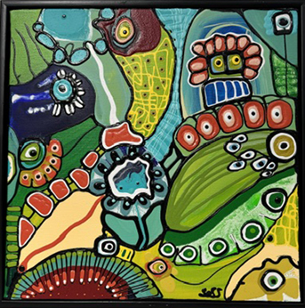 Solveig Schultz Jeg tror på livet 50x50