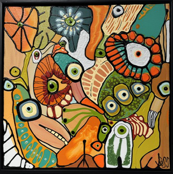 Solveig Schultz Lad det flyve 50x50