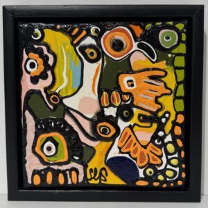 Solveig Schultz: "Nej tak! Til røvhuller" With love, 20x20