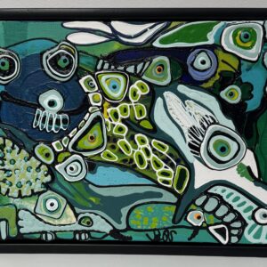 Solveig Schultz: "Jeg griber dig" With love, 40x30