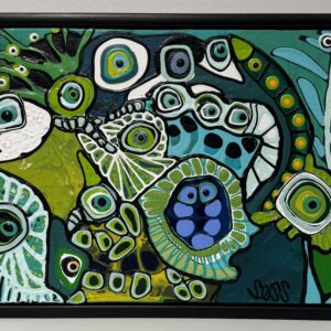 Solveig Schultz: "Stille tanker" With love, 40x30