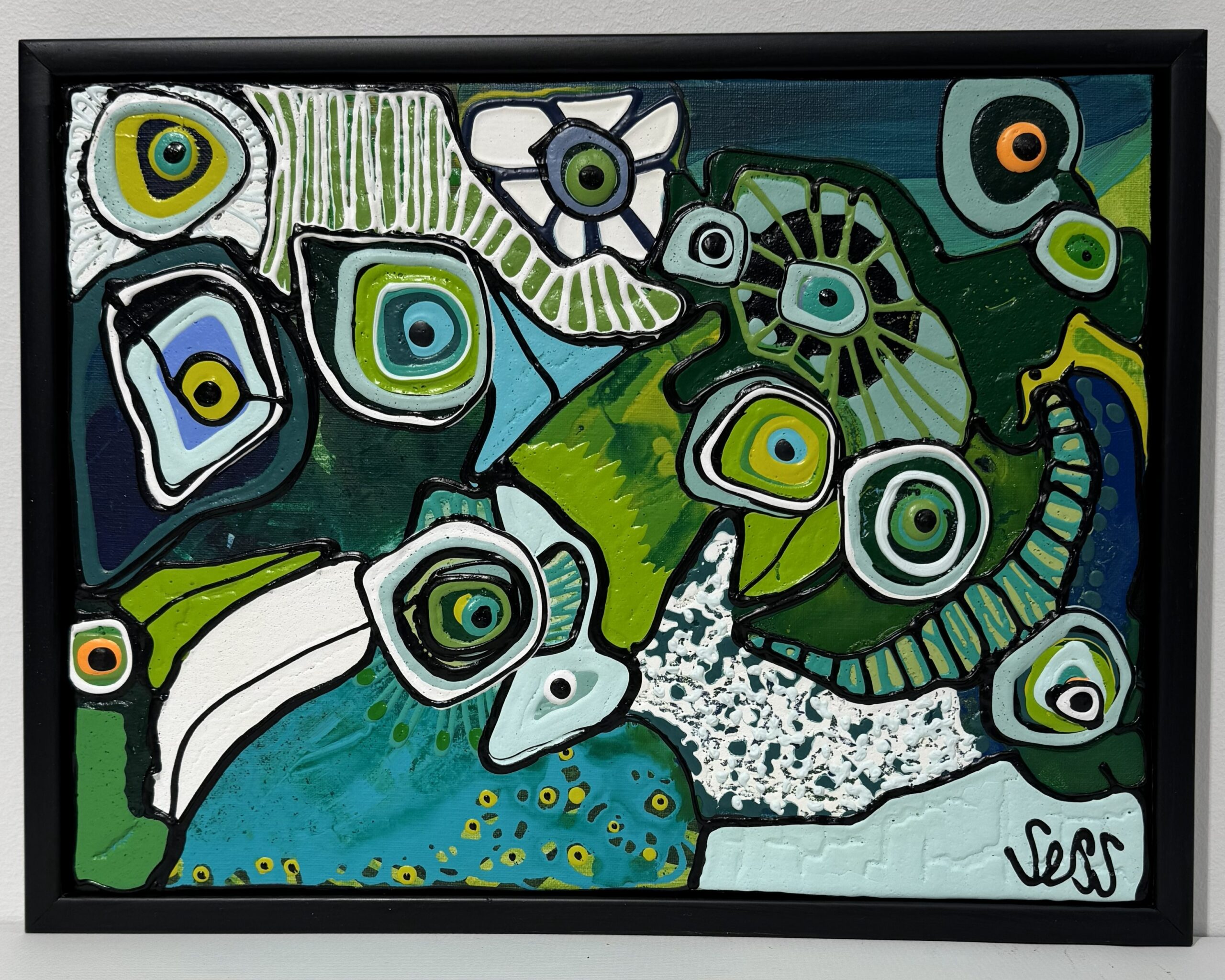 Solveig Schultz: "Stille fred" With love, 40x30